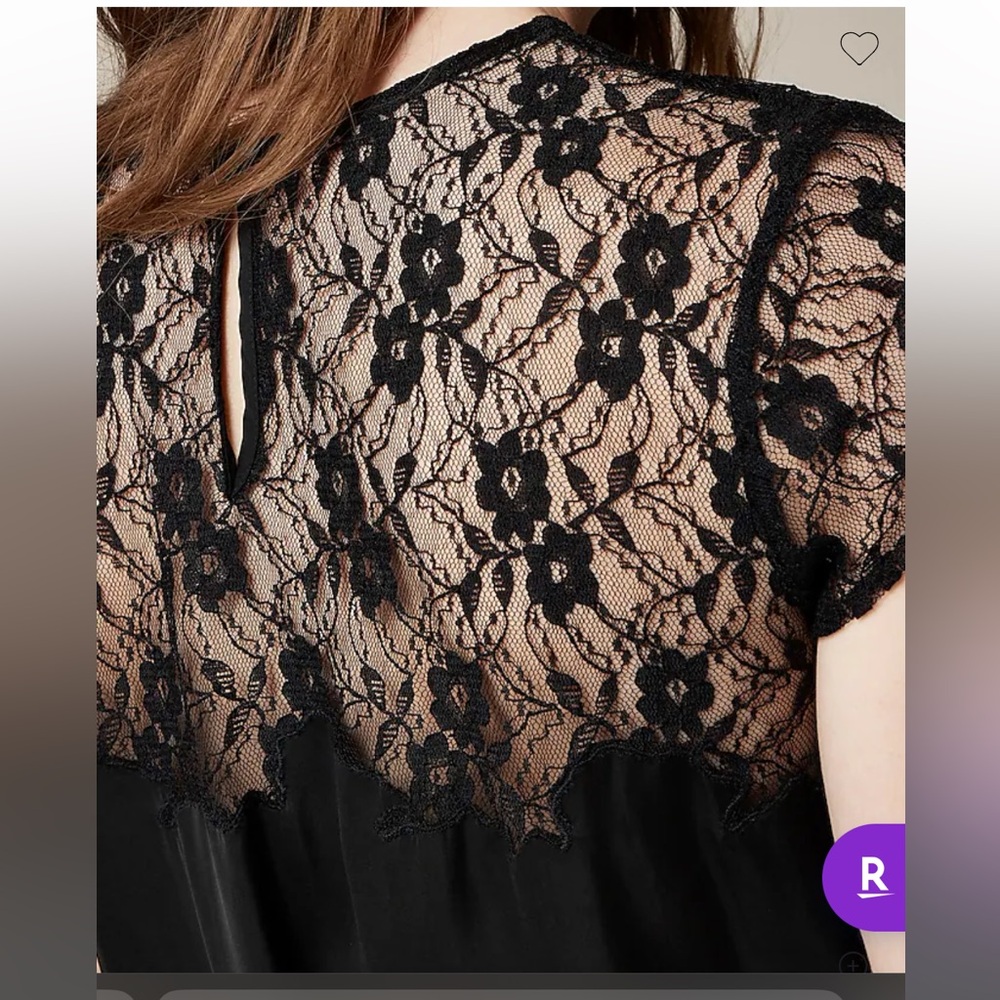 Pink lace top - Picture 4 of 5